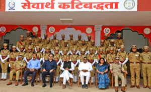 Group Photo of RPS Trainee's with Chief Minister, Ministers, Chief Secratary and DGP of Rajasthan Police.