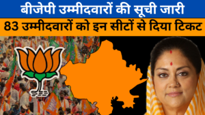 Rajasthan BJP List